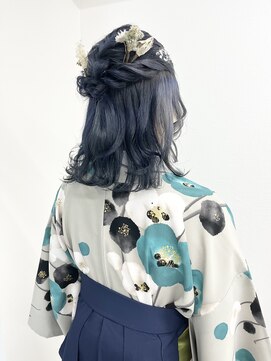 シアー(sheer) 《sheer /氏家》#ロープ編み#ハーフアップスタイル#卒業式