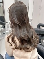 ベレーザ 原宿(Beleza) 5062透明感グレージュカラー艶髪ワンホンヘア韓国レイヤーロング