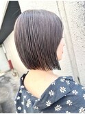 20代 30代切りっぱなしボブ