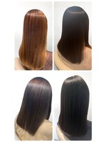 美容室フルール&nbsp;艶感♪髪質改善カラー大人可愛いグレージュロング