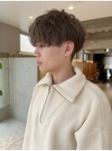 <森千晶>メンズマッシュパーマ/かりあげツーブロック