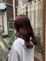 ベベ バイ モップス(be'be' by MOPS)&nbsp;ブリーチなしでつくるボルドーカラー