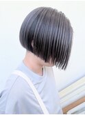 【morio成増 セリザワ】刈り上げミニボブ グレージュ