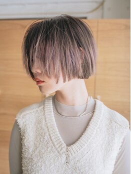 サロン シー(salon sea)の写真/"オーダーメイド"な[透明感×立体感]を叶えるハイライトカラー…自然光で透ける柔らかく抜け感のある髪色に