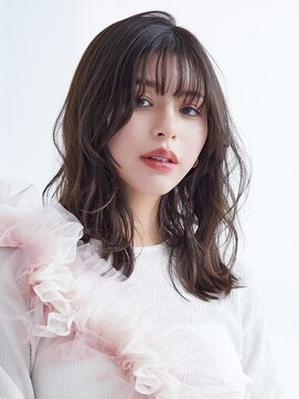 ラフィスヘアー カノン あびこ店(La fith hair kanon) 【La fith】グレージュカラー×ウェーブヘア