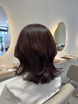 ルーチェココ ブラン(Lu'ce coco blanc) 透け感ピンクブラウンカラーチェリーブラウン