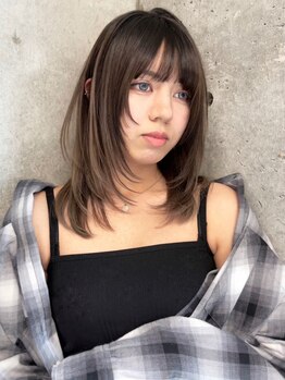 アワーズ 南青山(Our's)の写真/<ハイライト×バレイヤージュ>垢抜け叶える透け感カラー＊美しい立体感で洗練された印象に[表参道/南青山]