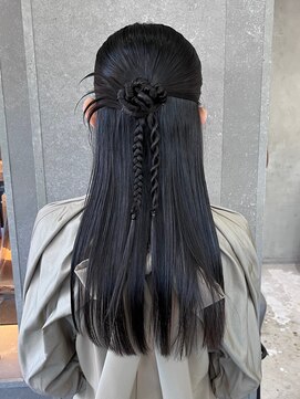 ロンド ボーイ 表参道(Lond BOY) 暗めカラー/姫カットレイヤー/マロンベージュ/くすみベージュ