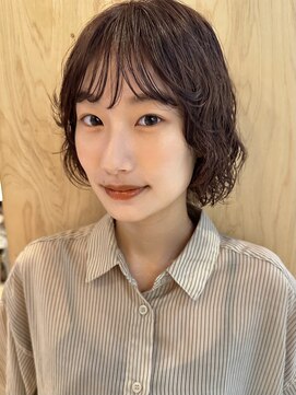 アンガーデン(Une GARDEN) ボブ/ニュアンスパーマ