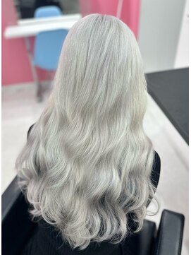 エゴ 池袋(EGO) ホワイトシルバー/染めるエクステ