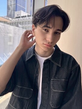 スクリーン(SCREEN) MEN’S HAIR/ブルーブラック/フェザーパーマ/三宮/元町/