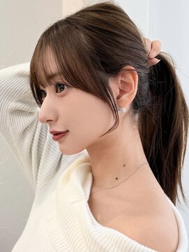 レイリー 原宿 表参道(Rayreee) 結ぶだけで可愛い！韓国風おくれ毛ヘア