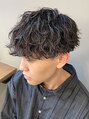 men's salon L-MARK 四条烏丸【12月 NEW OPEN（予定）】  王道マッシュ×波巻きスパイラルパーマが◎[マッシュウルフ]