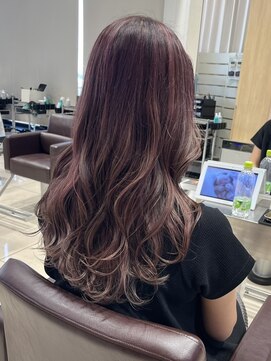 ザザ ZA/ZA 茗荷谷 ピンクカラーロング