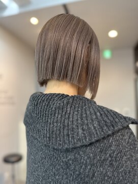 タッセルボブ　ミルクティー