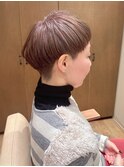40代、アッシュバイオレットな白髪染め！