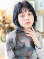 カバーヘア ブリス 上尾西口店(COVER HAIR bliss)&nbsp;ブルーグレージュくびれヘアハッシュカットh4上尾20代30代40代