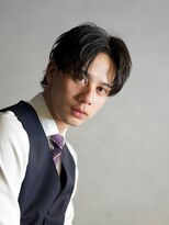 コンフィデンス 新宿3rd(confidence)&nbsp;メンズセンターパートビジネスマンツーブロックスーツ刈り上げ