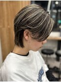 ハイライト/ツイストパーマ/メンズ/アップバング/men's