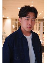 パーク(PAAQ)&nbsp;フェザーパーマニュアンスパーマ毛流れパーマメンズパーマ
