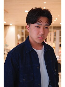 パーク(PAAQ) フェザーパーマニュアンスパーマ毛流れパーマメンズパーマ