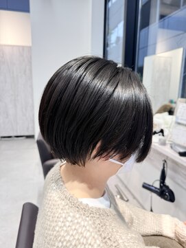 メモリーズ 水天宮前店(Memories) 大人可愛い小顔ひし形ショートショートボブ髪質改善20代30代40代