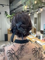 ミンクスオーバー(MINX OVER)&nbsp;【ヘアセット】ふわふわリボンヘア