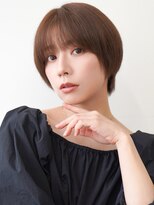 エステージ  喜連店(S-TAGE)&nbsp;大人ショート×丸みシルエット×オリーブブラウン