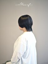 エル トゥー エフ(el two ef)&nbsp;マッシュウルフ/クラゲカット/ショートウルフ/黒髪/20代30代40代