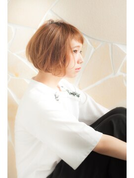 ミンクス 銀座店(MINX) 【MINX土屋】美しい横顔を演出するショート前髪ニュアンスボブ