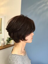 ヘアメイクラフ(HAIR MAKE R A F) カジュアル＆フェミニンなふんわりショートボブ☆