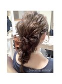 なみ巻編みおろしアレンジ☆
