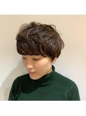 ふんわりマッシュショート