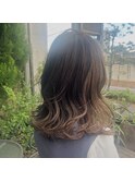 白髪染めをオシャレにトレンドのミルクティーヘアカラー
