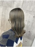 アッシュグレージュ M