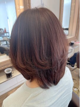 コワファースト 大分(COIFF1RST) 楽ちん！ナチュラルミディボブ