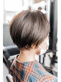 【SHARON原宿】大人可愛い丸みショート×アッシュベージュ