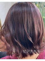 ルリノエ(RURINOE) ブリーチ無しピンクカラー