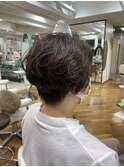 【ショートボブ】くせ毛ver