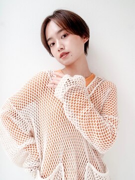 ガーランドツー(Garland 2F) ♪前髪長めショートヘアセンターパートショートボブ【池袋】
