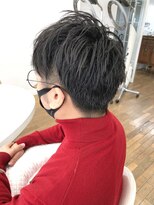 ヘッズ 本八幡店(HEADS)&nbsp;MEN'S HAIR  センターパート　ツイストスパイラル　コンマヘア