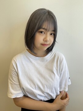 ルル(LuLu by KENJE) グレージュ×ボブ【藤沢/ヘッドスパ/髪質改善/イノアカラー】