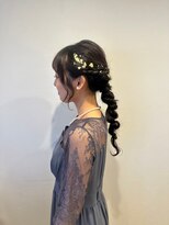 モクベル(mokbell)&nbsp;流行りの金箔付き☆編み下ろし