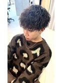 メンズパーマ♪波巻きツイスト