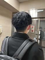 プラウド(PROUD)&nbsp;ソフトツイストスパイラルパーマ　田町　理容室　顔剃り　床屋