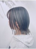 【逆アンブレラカラー】×【ダークシルバー】