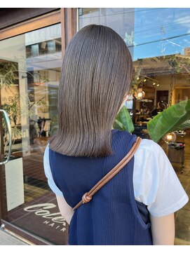 コレットヘア(Colette hair) 簡単スタイリングのぱつっとミディアムスタイル .*。