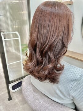 シアエミュー 新越谷店(SHEER emu) 艶感ピンクブラウン