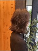 【oasisオグラ】ゆるふわ外ハネウェーブボブ