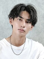 アーリー(Ali'i)&nbsp;ソフトツイストパーマ2wayアップバングツーブロックマッシュ